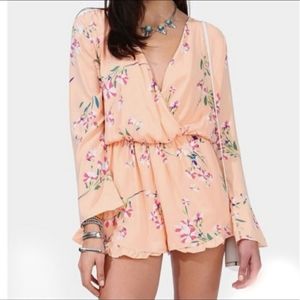 Honey punch long sleeve romper